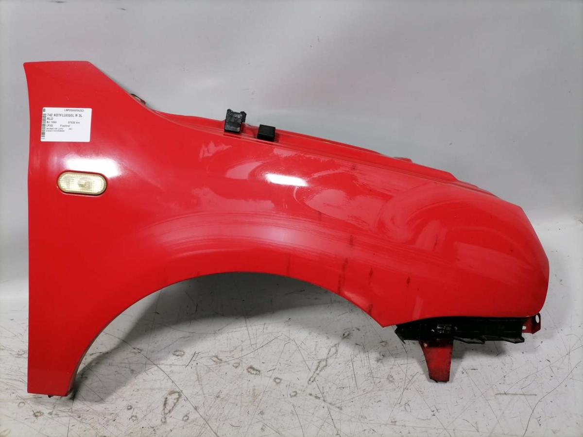 VW Lupo 6E 3L original Kotfl&uuml;gel rechts LP3G Flashrot BJ99